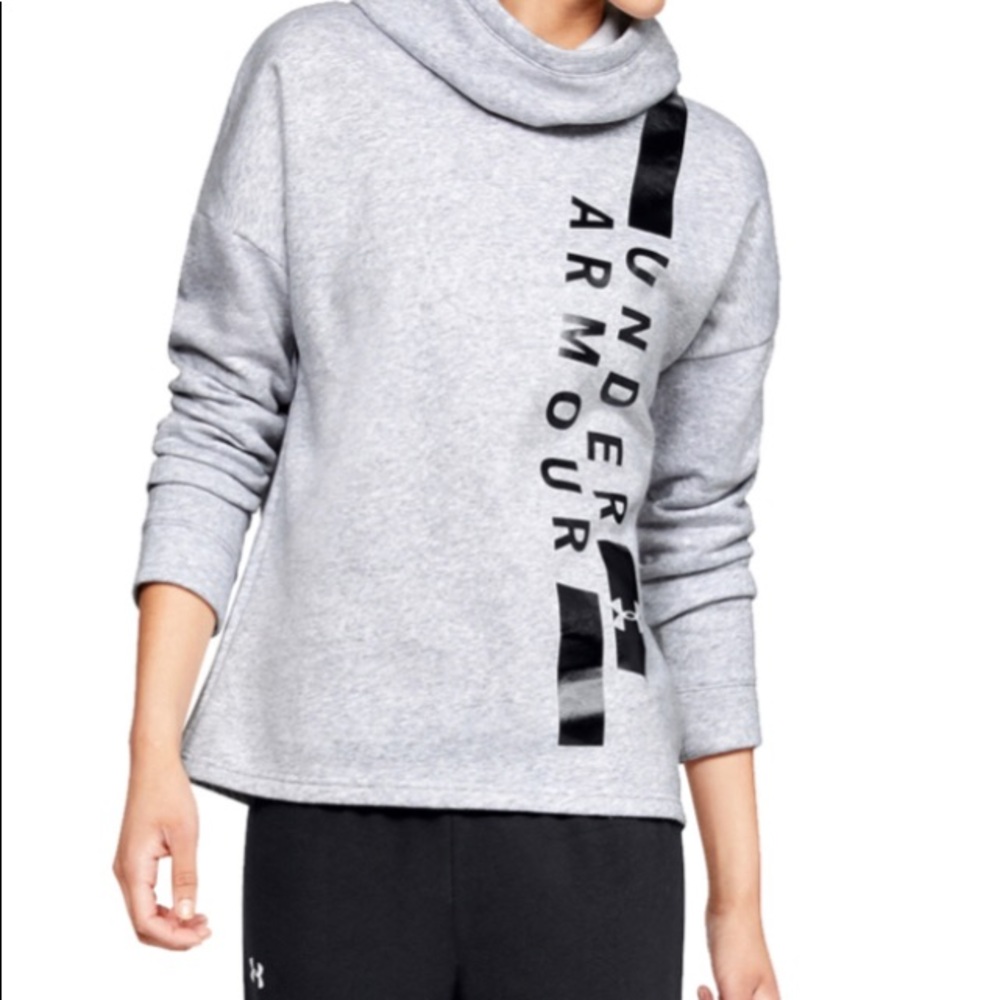 under armour fleece hoodie size large